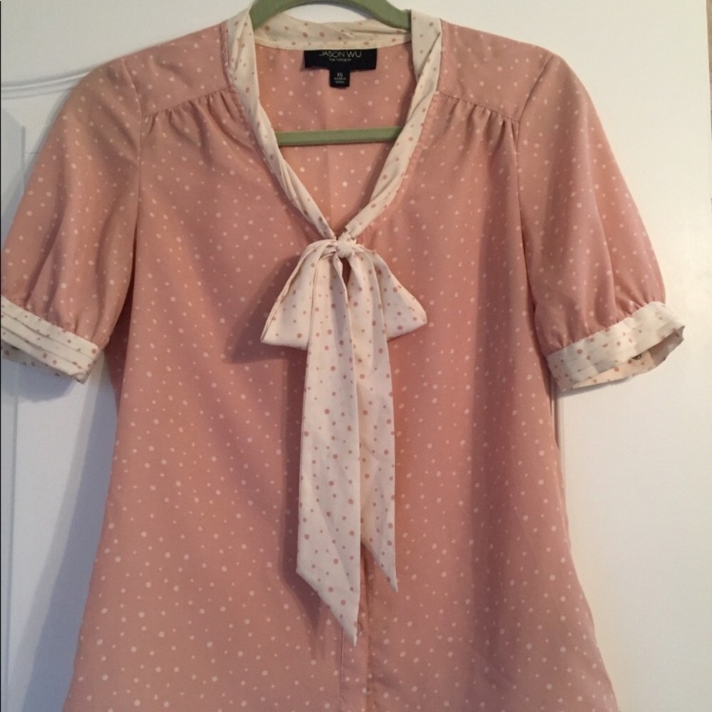 Jason Wu for Target tie neck blouse